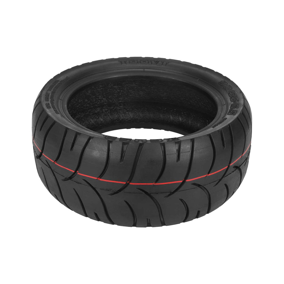 Top view of TUOVT KGUSA 90/55-6.5 directional road tread electric scooter tyre.