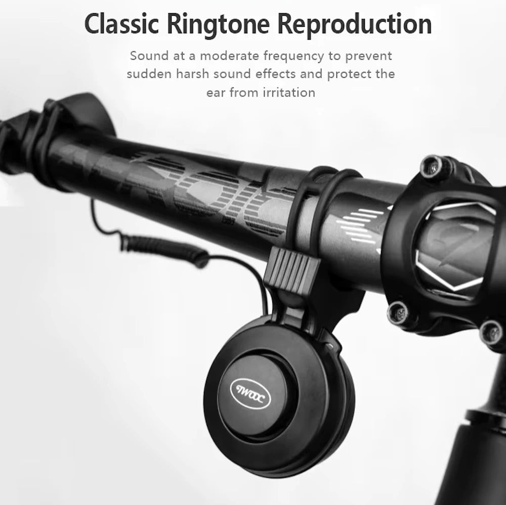 TWOOC T-002S USB rechargeable electronic bike and electric scooter horn mounted on handlebars
