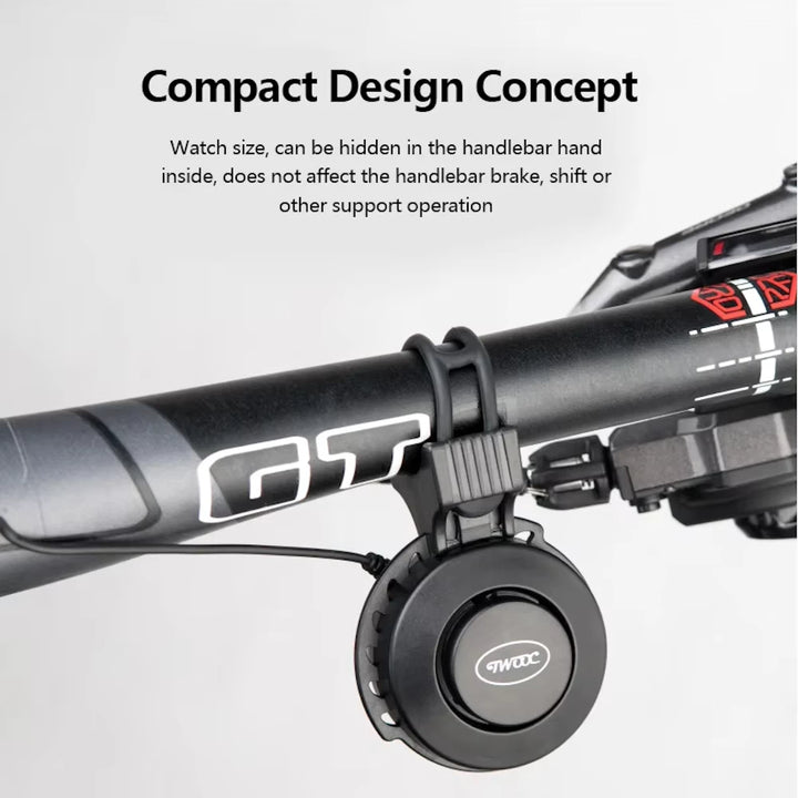 Compact TWOOC T-002S electronic horn designed for bicycles and electric scooters