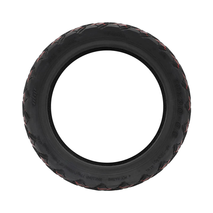 ULIP tyre sidewall showing 10x3.0-6.5 size, tubeless marking and 4PR rating