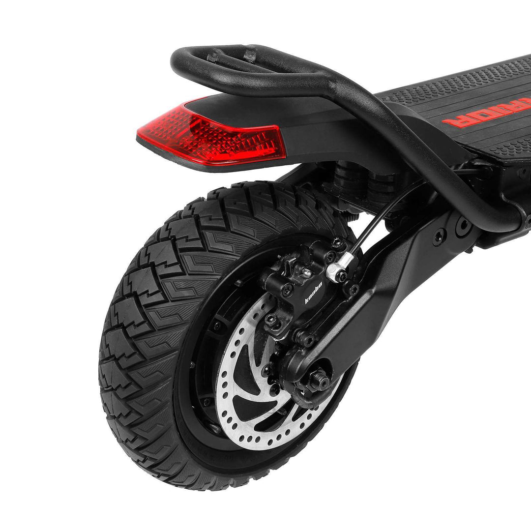 ULIP 10x3 solid off road electric scooter tyre puncture proof fitted to a Kaabo Wolf Warrior