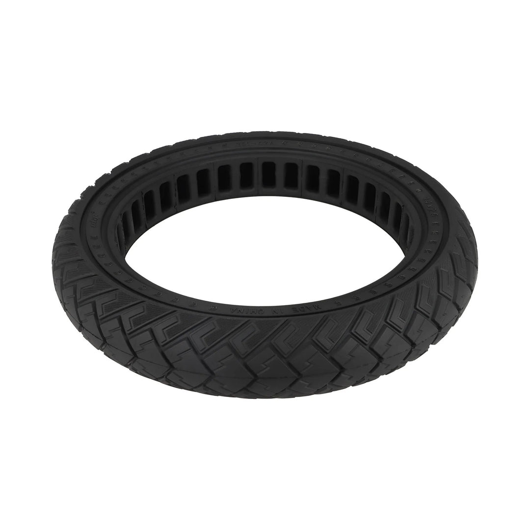 Top view of ULIP 14x2.5 puncture-proof honeycomb tyre with road tread.