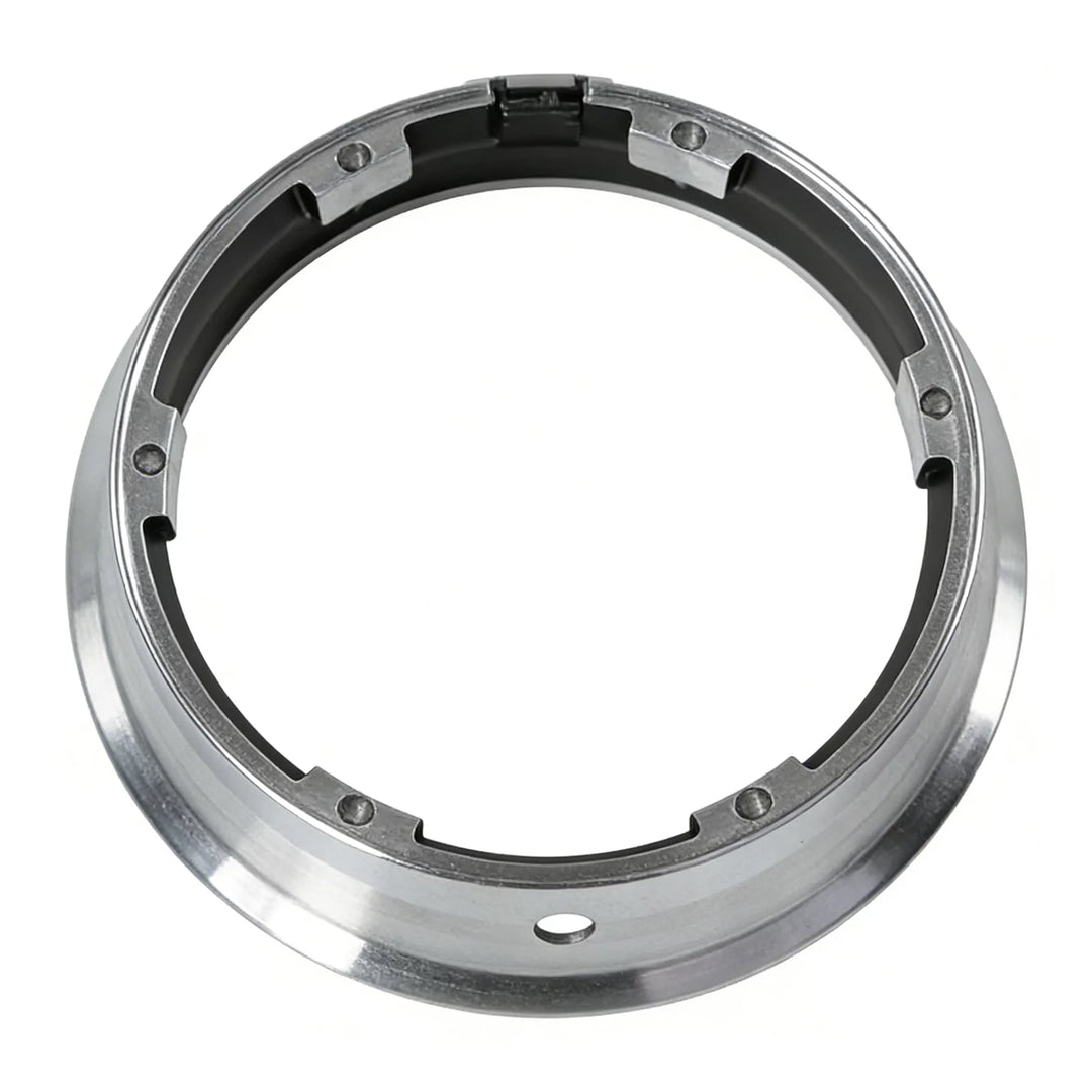 Rear view of genuine VSETT 11+ aluminium motor hub ring replacement.