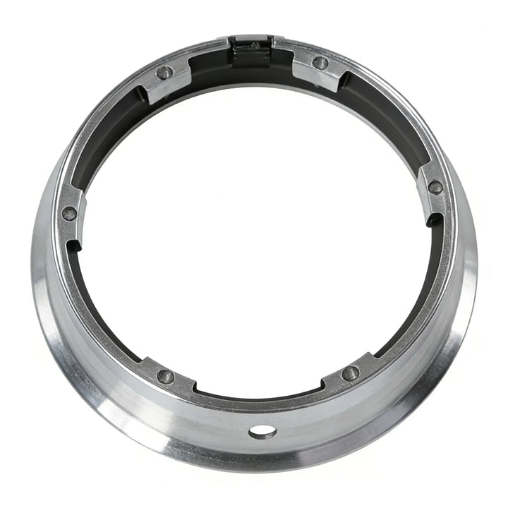 Rear view of genuine VSETT 11+ aluminium motor hub ring replacement.