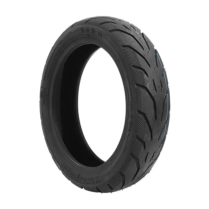 9x2.0 tubeless self-healing tyre for Xiaomi M365 electric scooter angled view