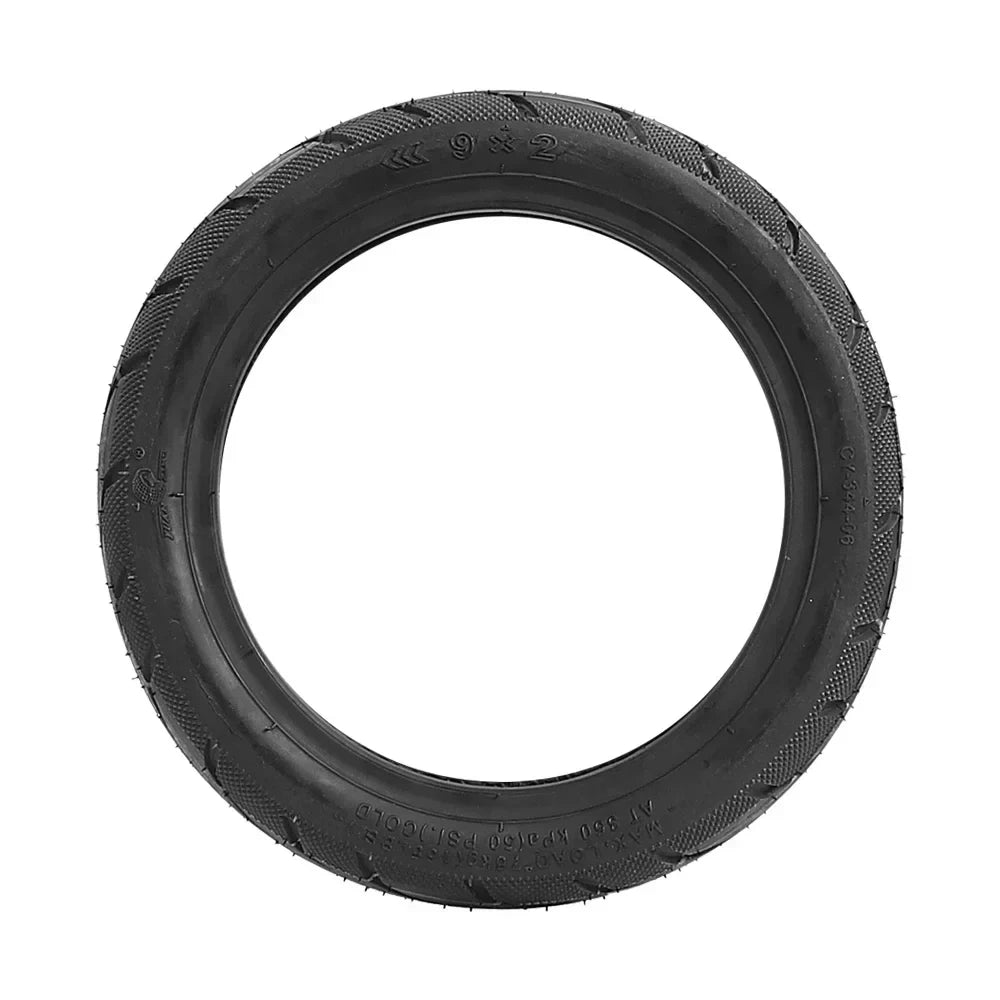 Side profile of 9x2.0 tubeless vacuum tyre for Xiaomi M365