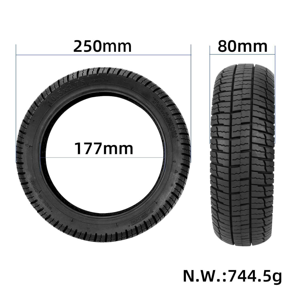 Xuancheng 10.5x2.75 tubeless tyre dimensions for Segway Ninebot P65, P100, P100S and P100SU