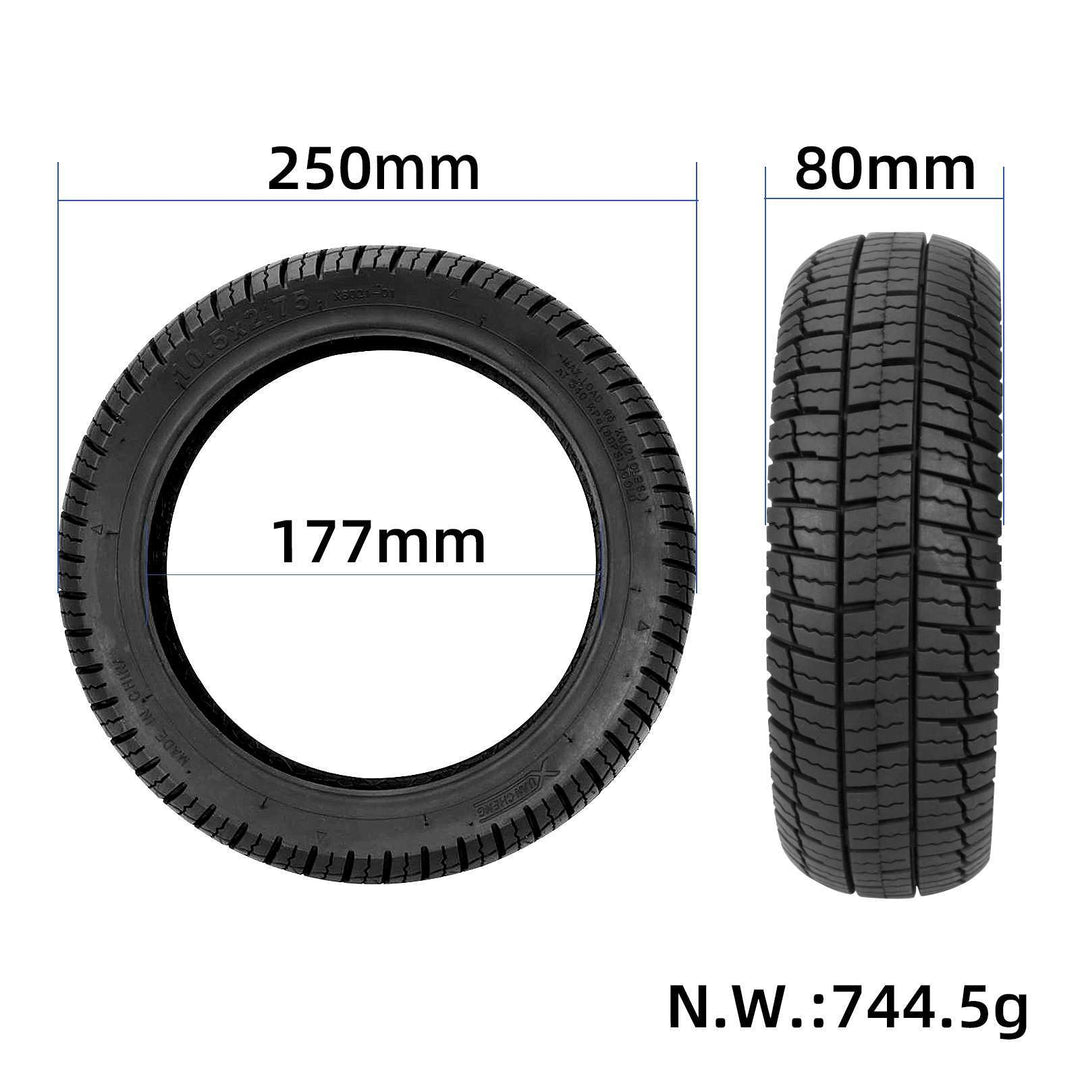 Xuancheng 10.5x2.75 tubeless tyre dimensions for Segway Ninebot P65, P100, P100S and P100SU