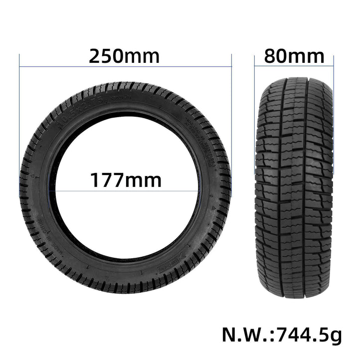Xuancheng 10.5x2.75 tubeless tyre dimensions for Segway Ninebot P65, P100, P100S and P100SU