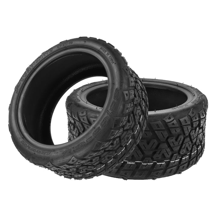 Pair of Yuanxing 85/65-6.5 tubeless vacuum tyres for Kugoo G-Booster, Xiaomi Mini Pro and Ninebot Mini balance scooters.
