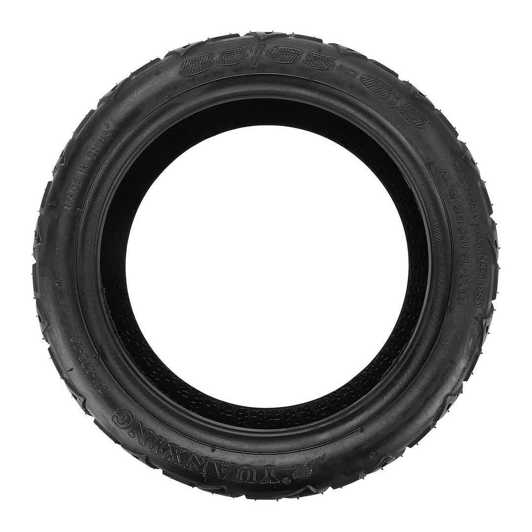 Side profile view of Yuanxing 85/65-6.5 vacuum tyre showing sidewall Yuanxing branding and 85/65-6.5 sizing