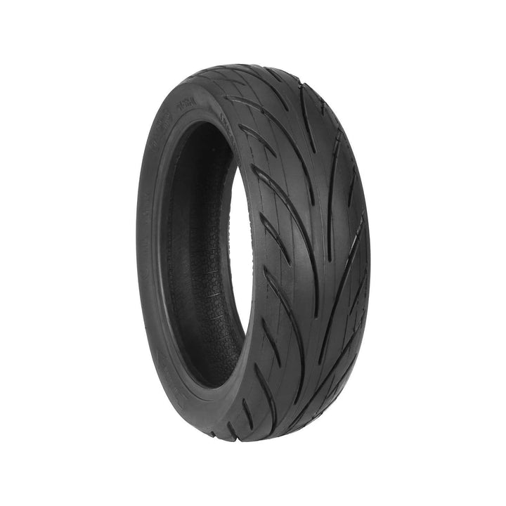 Yuanxing 9x2.3 outer tyre for NIU KQi1 showing grooved road tread