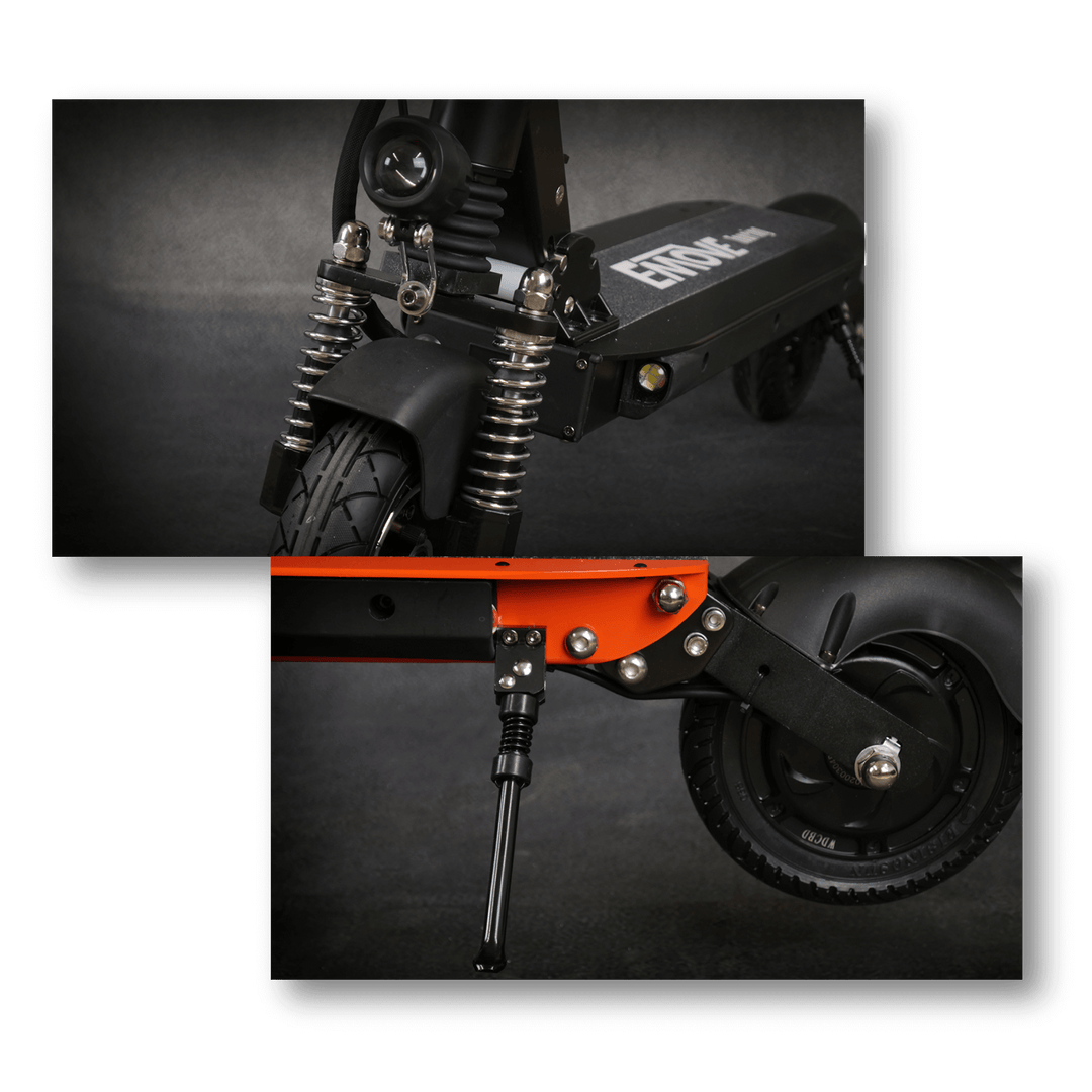 EMOVE Touring kickstand plus front triple suspension