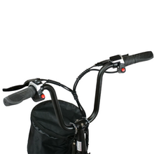 Load image into Gallery viewer, Fiido Q1 Handlebars with 30% grip twist throttle, cruise control, battery level display, horn &amp; light control plus soft front basket
