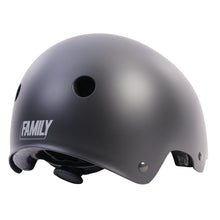 Load image into Gallery viewer, Family BMX Helmet - Matte Black Rear View
