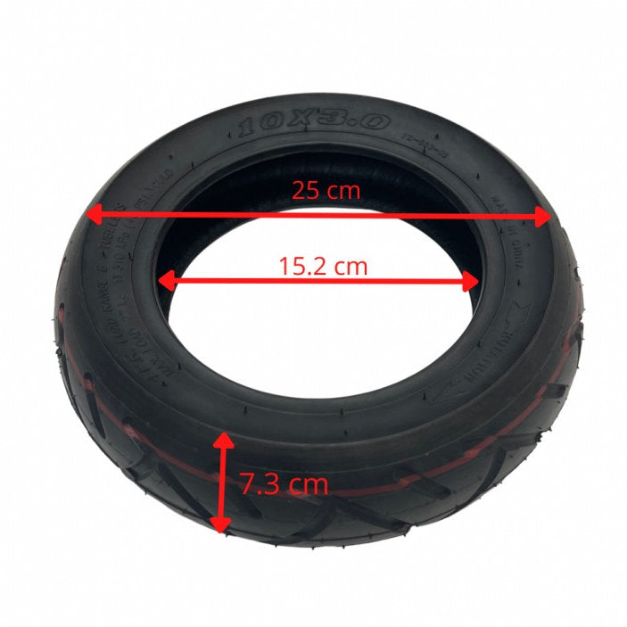 Tyre: 10" x 3.0" Road Tyre/Tire (HOTA or TUOVT brand)