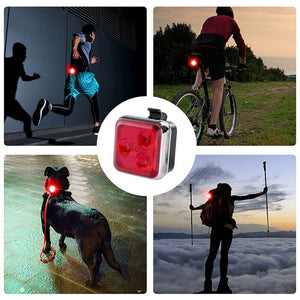 Light - Red Rear Waterproof Safety Light - Suitable for Multiple Purposes, including Pet or personal light
