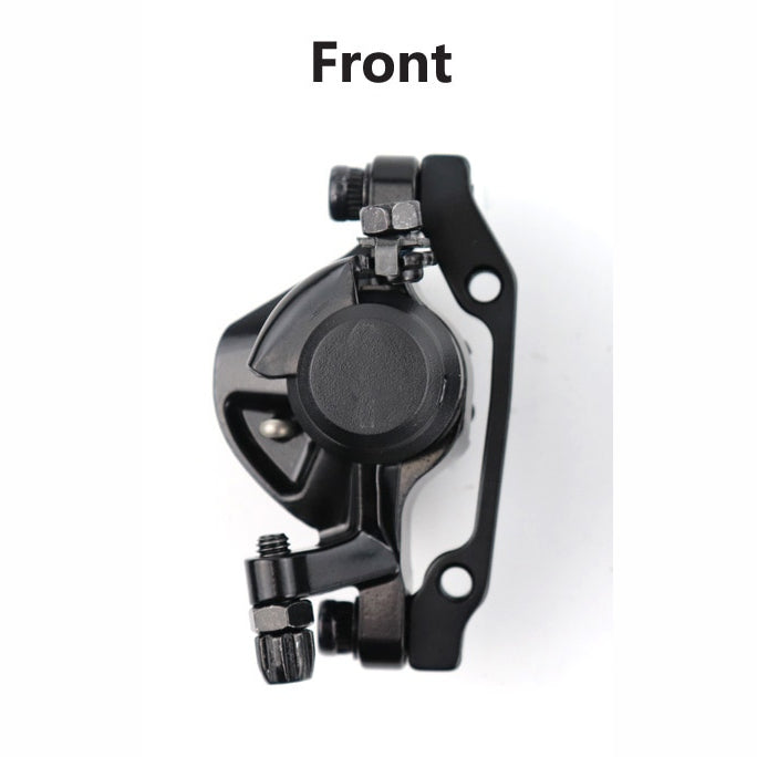 Side view of Shimano BR-TX805 front brake calliper, showcasing its durable build for effective braking.