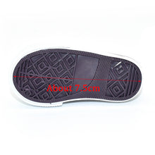 Load image into Gallery viewer, Mini Canvas Shoe - Sole (Dimensions)
