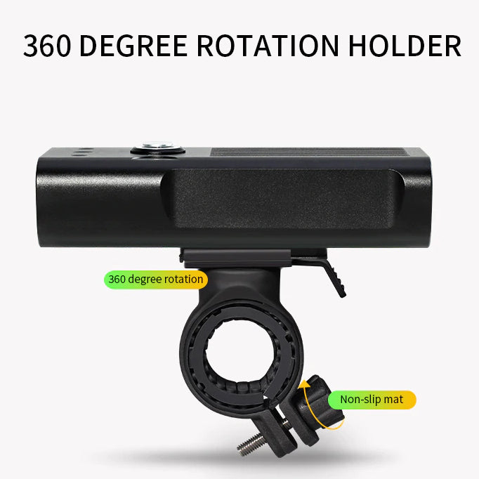 Light: TRLIFE 5200mAh USB Rechargeable LED Bike Light and Power Bank - 360 Degree Rotation Holder