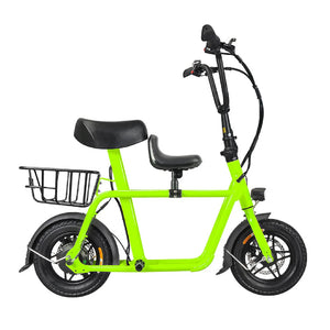 Fiido Q1 (Green) with Child Seat (included)